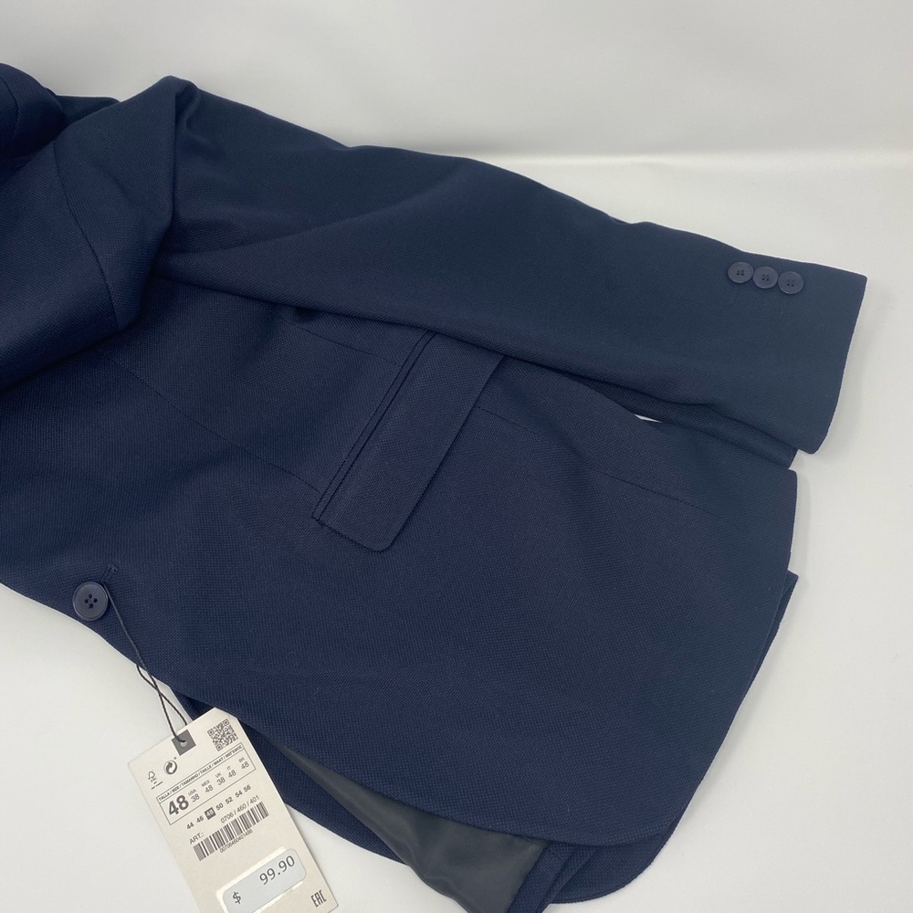 Zara Textured Suit Jacket/Suit Pants